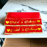 Bridal Dupata| Customise Bridal Dupatta| Personalized wedding dupatta - BBD GIFTS